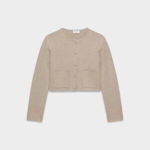 Aritzia - Notable Cardigan - Large - Heather Nomad Taupe